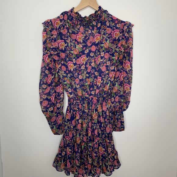 Misa Los Angeles Gianna Mini Dress Falaise Floral Womens Small - Picture 4 of 16